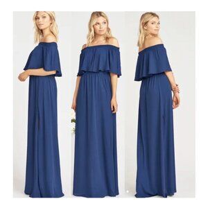 Navy Show Me Your Mumu Hacienda Maxi Dress
